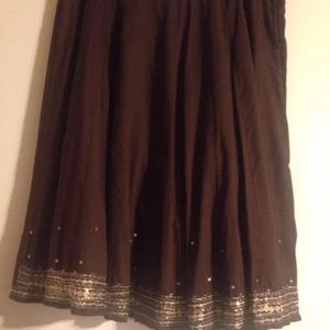 Jeweled Sequined Embellished Skirt Size 12 NWT $98